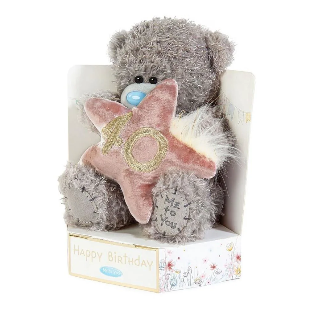 7" 40th Birthday Star Me to You Bear Extra Image 1