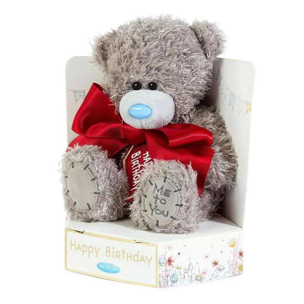 7" Birthday Bow Me to You Bear Extra Image 1