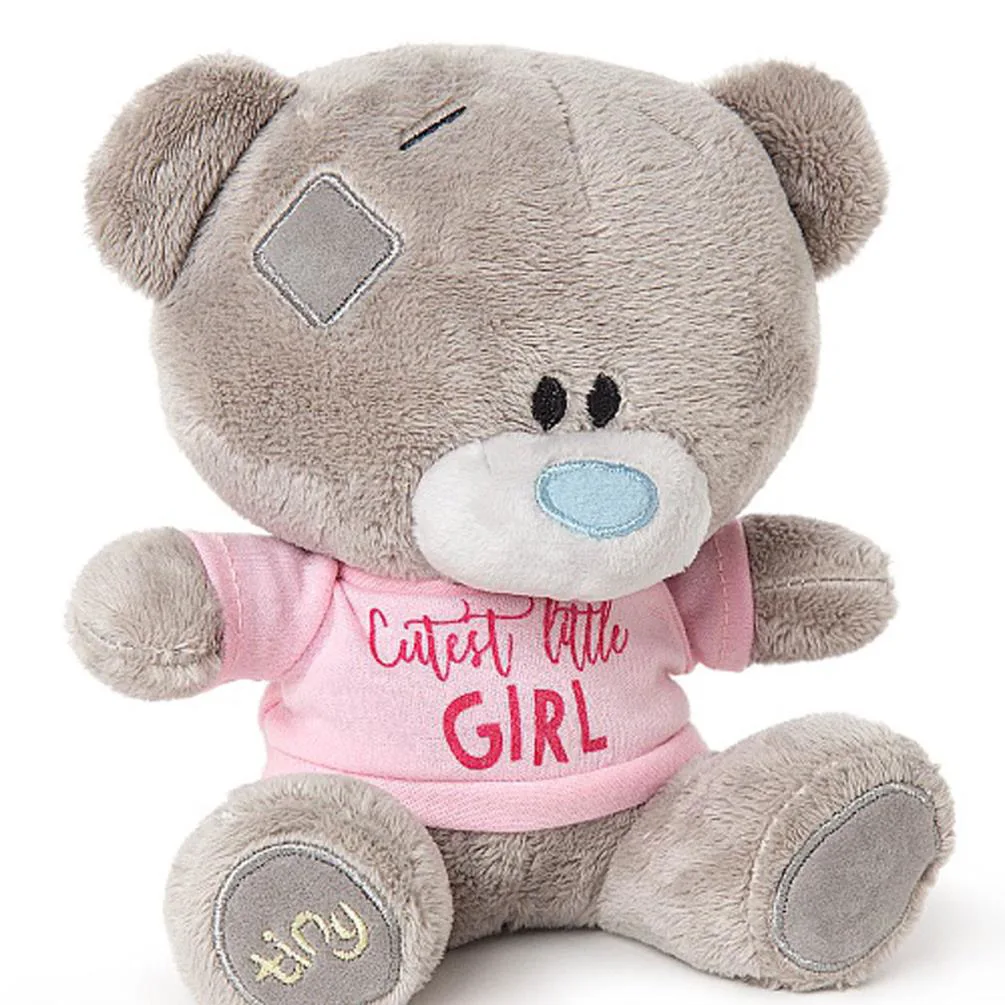 7" Cutest Little Girl T-Shirt Tiny Tatty Teddy Extra Image 1