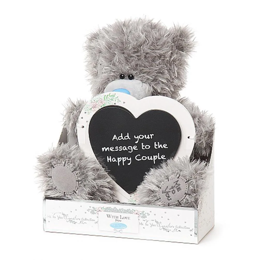 9" Personalise Your Own Heart Plaque Me To You Bear Extra Image 1