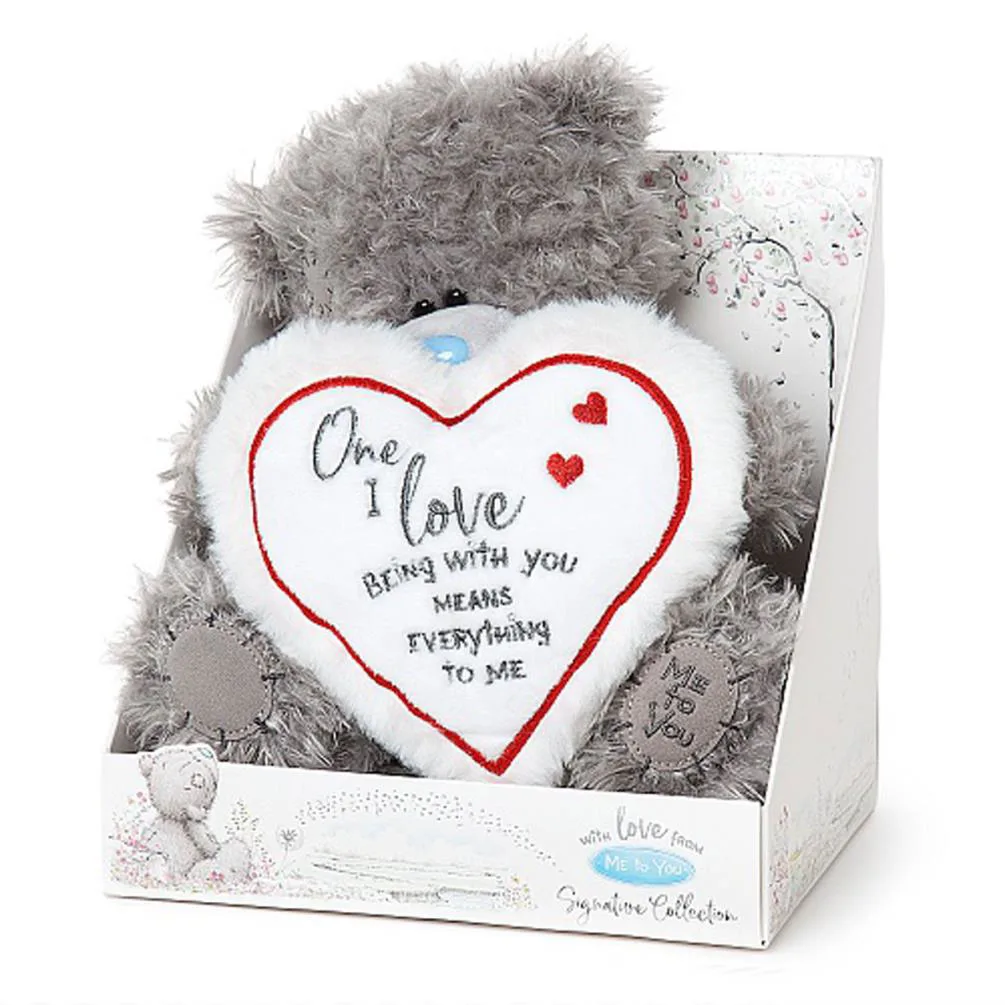 9" One I Love Padded Heart Verse Me to You Bear Extra Image 1