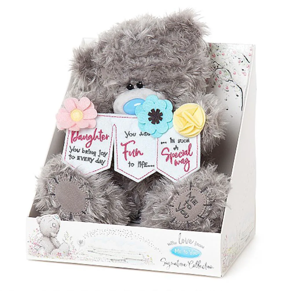 9" Holding Daughter Bunting Me to You Bear Extra Image 1