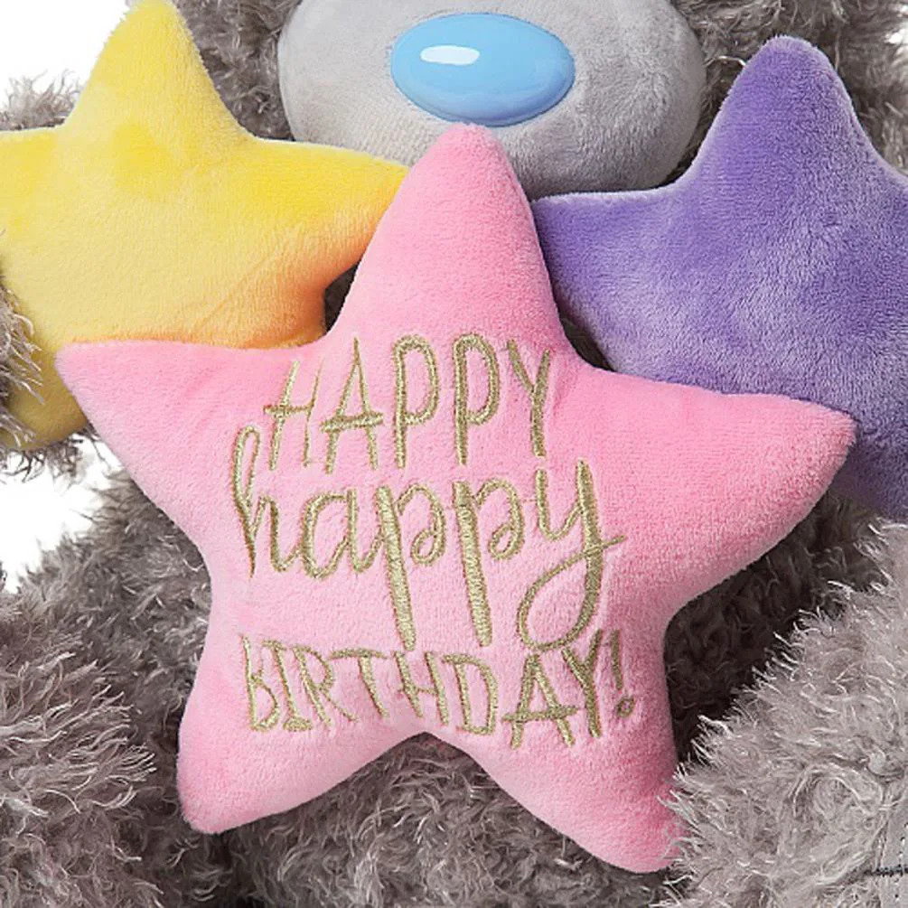 20" Happy Happy Birthday Stars Me to You Bear Extra Image 2
