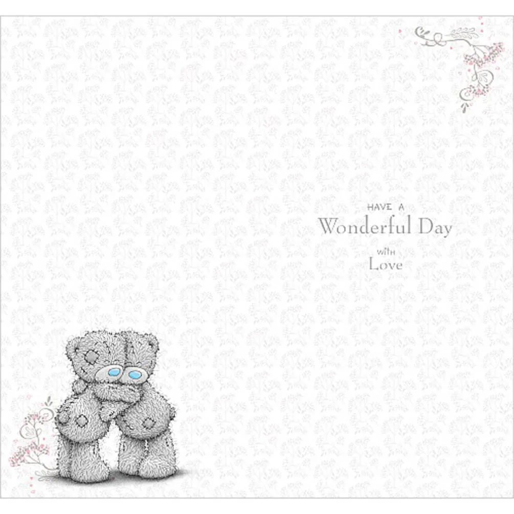 Wishes to You Both Me to You Bear Anniversary Card Extra Image 1