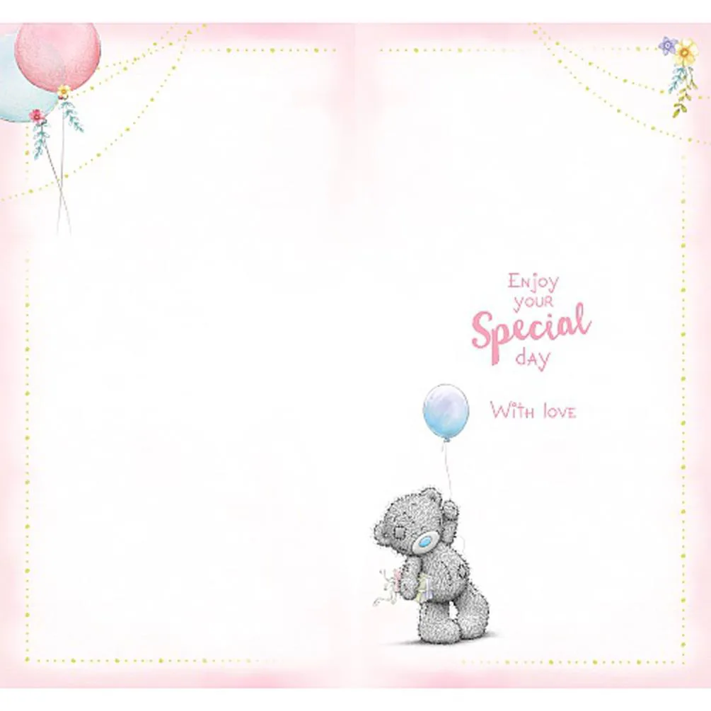 It's Party Time Me to You Bear Birthday Card Extra Image 1