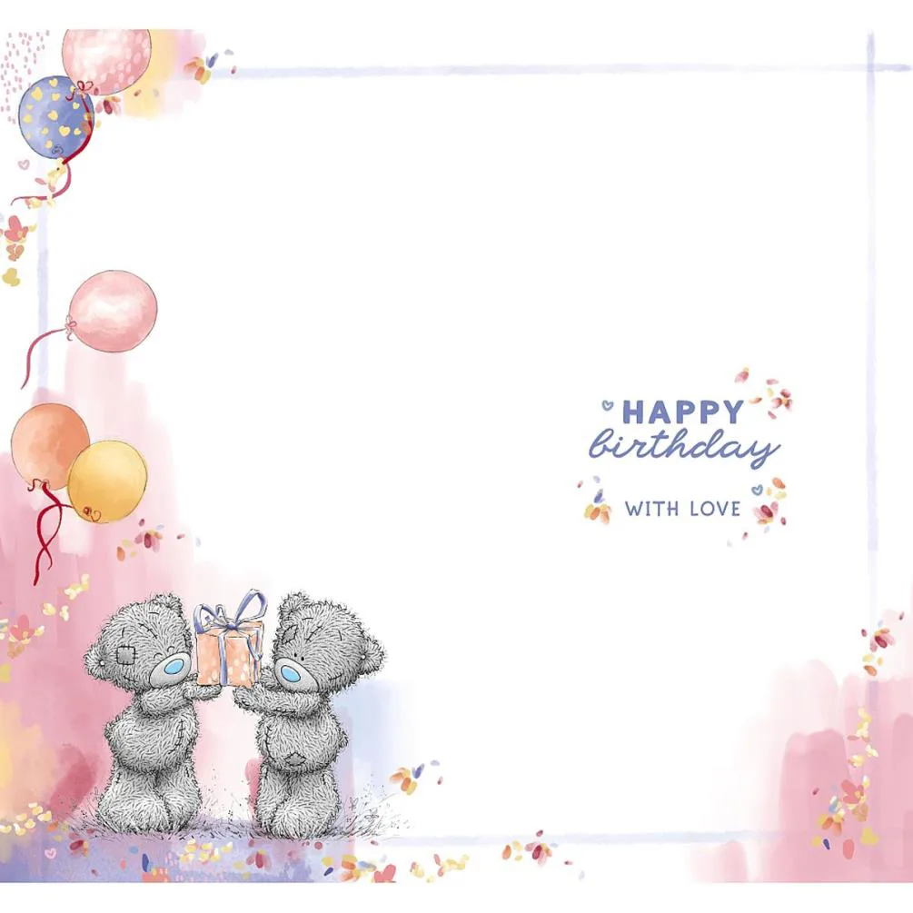 Wonderful Friend Me to You Bear Birthday Card Extra Image 1