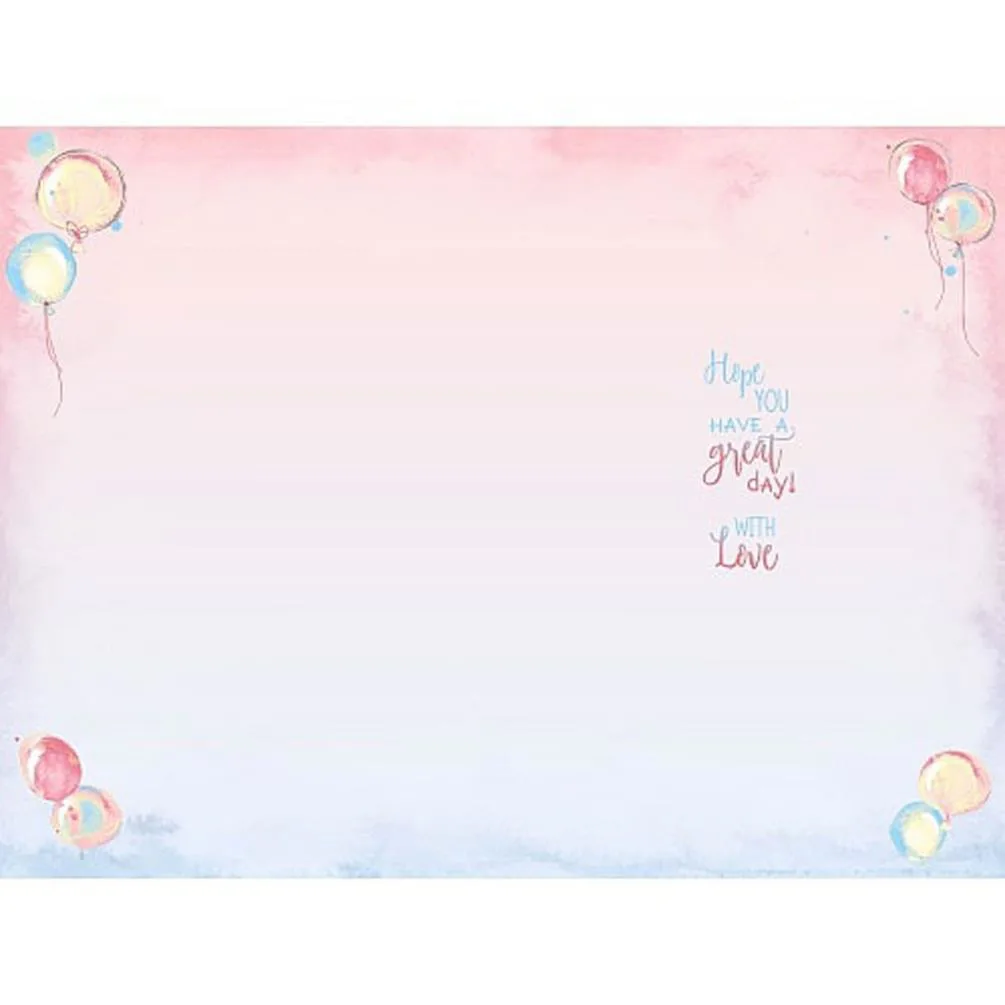 40th Birthday Wishes Me to You Bear Card Extra Image 1