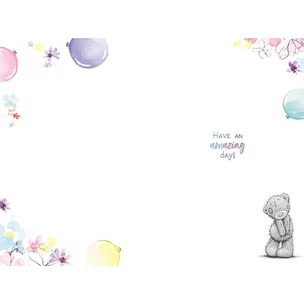 Birthday Wishes Just For You Me to You Bear Birthday Card Extra Image 1