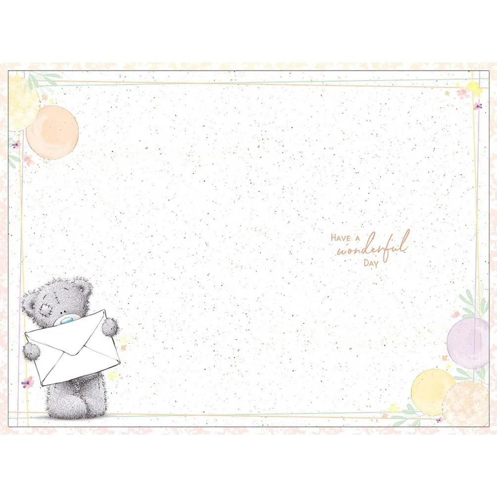Birthday Surprises Me to You Bear Birthday Card Extra Image 1
