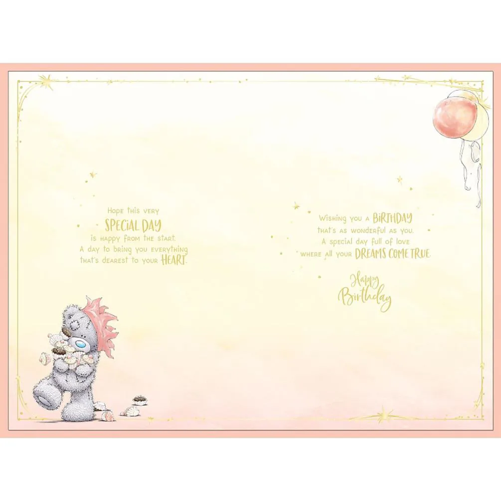 Hip Hip Hooray Me to You Bear Birthday Card Extra Image 1