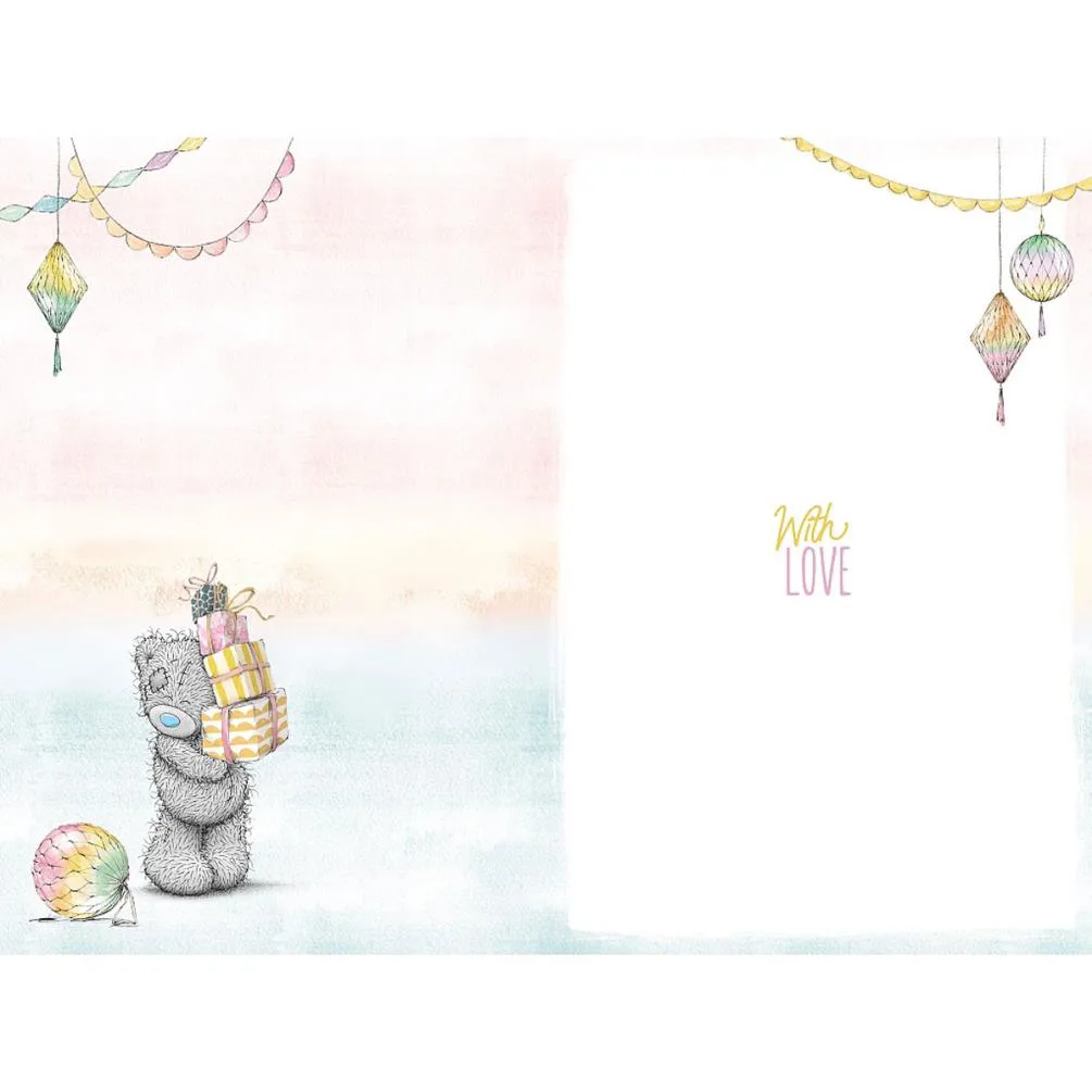Birthday Wishes Me to You Bear Birthday Card Extra Image 1