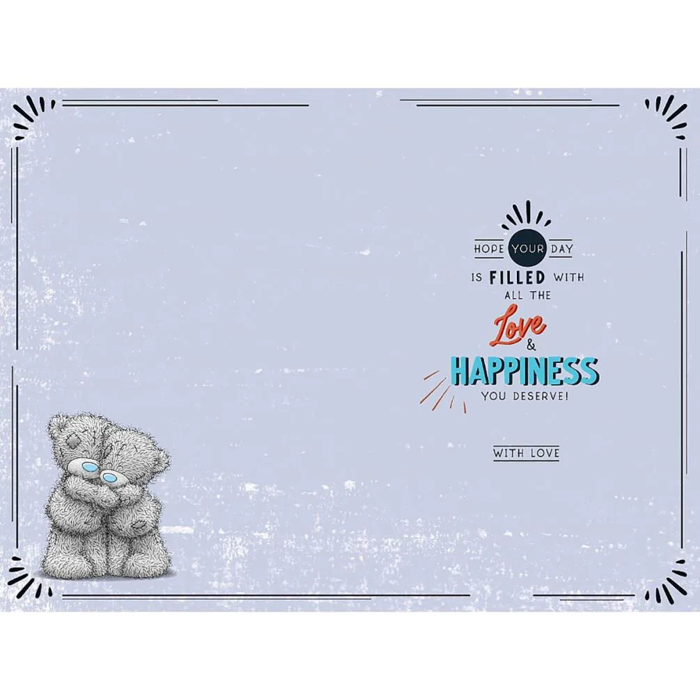 Fantastic Fiancé Me to You Bear Birthday Card Extra Image 1