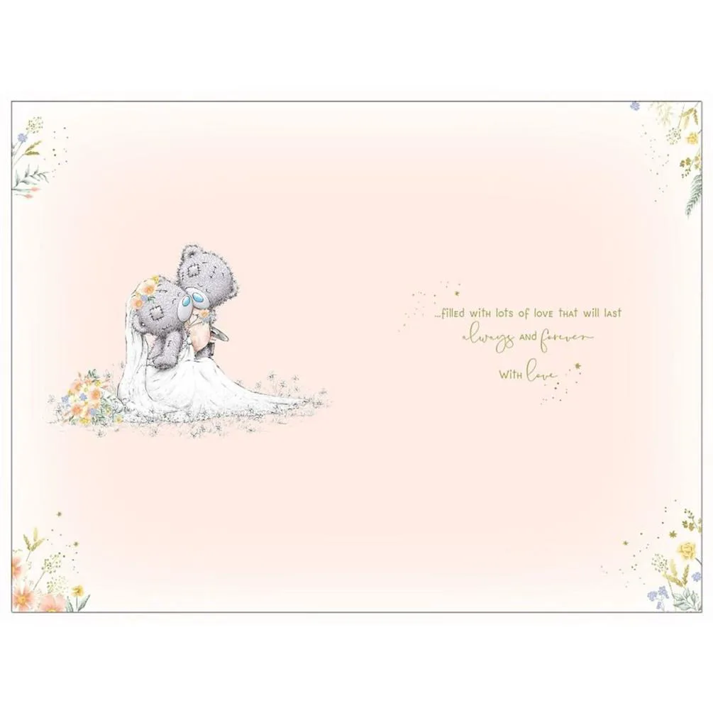 Happy Couple Me to You Bear Wedding Day Card Extra Image 1
