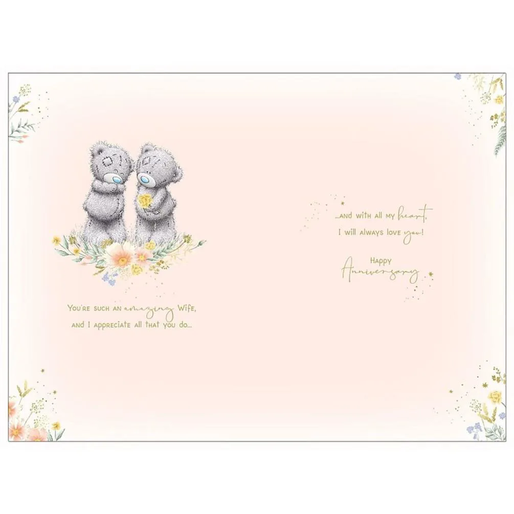 Beautiful Wife Me to You Bear Anniversary Card Extra Image 1