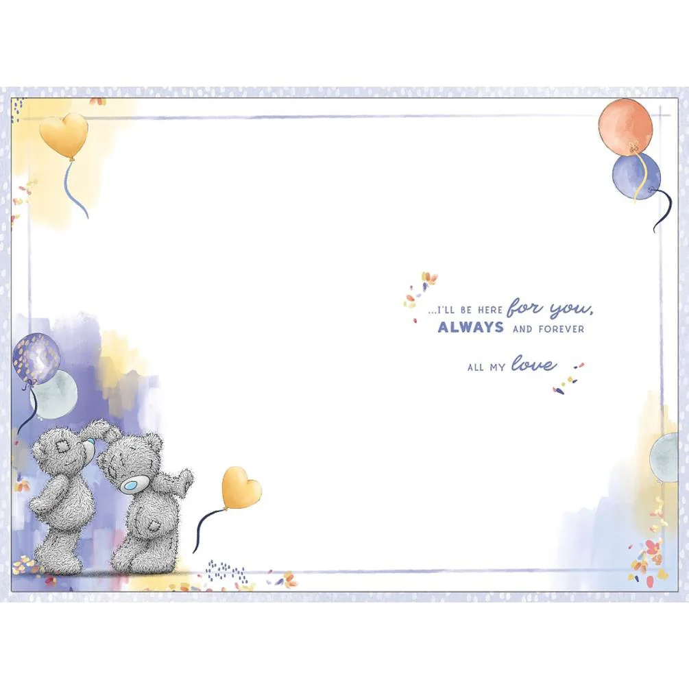 Boyfriend Verse Me to You Bear Birthday Card Extra Image 1