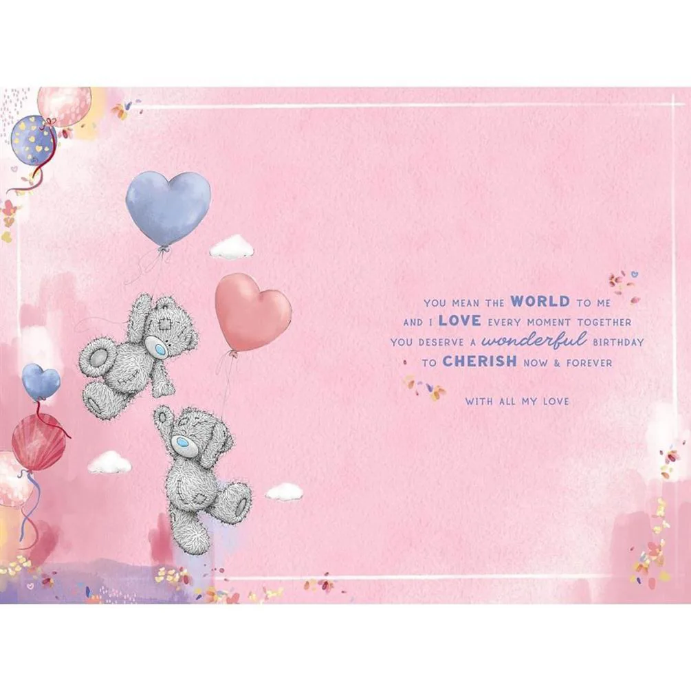 One I Love Me to You Bear Birthday Card Extra Image 1