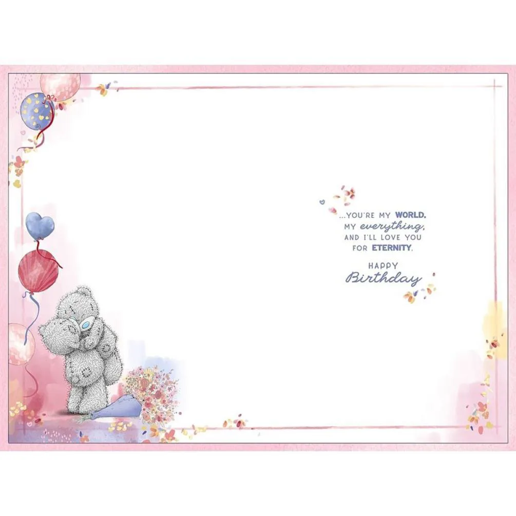 Lovely Wife Verse Me to You Bear Birthday Card Extra Image 1