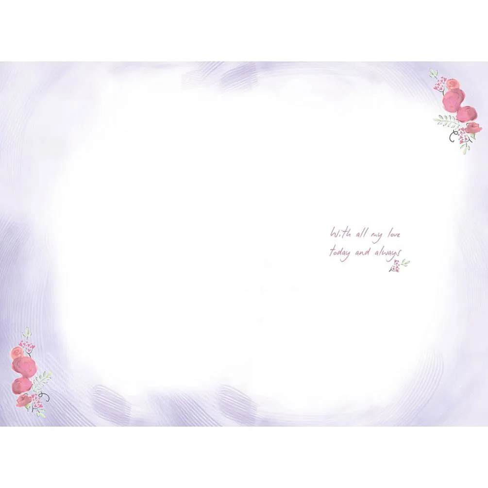 Wife Anniversary Softly Drawn Me to You Bear Card Extra Image 1