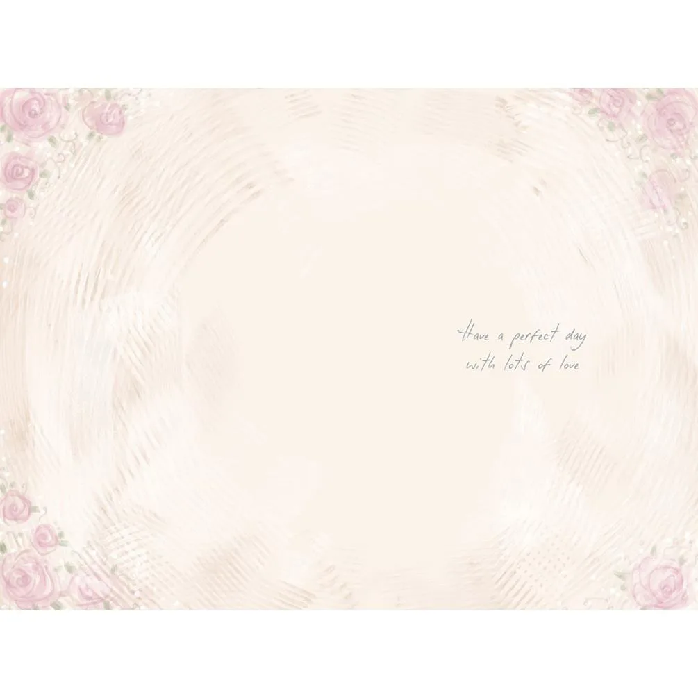 Happy Couple Softly Drawn Me to You Bear Wedding Day Card Extra Image 1