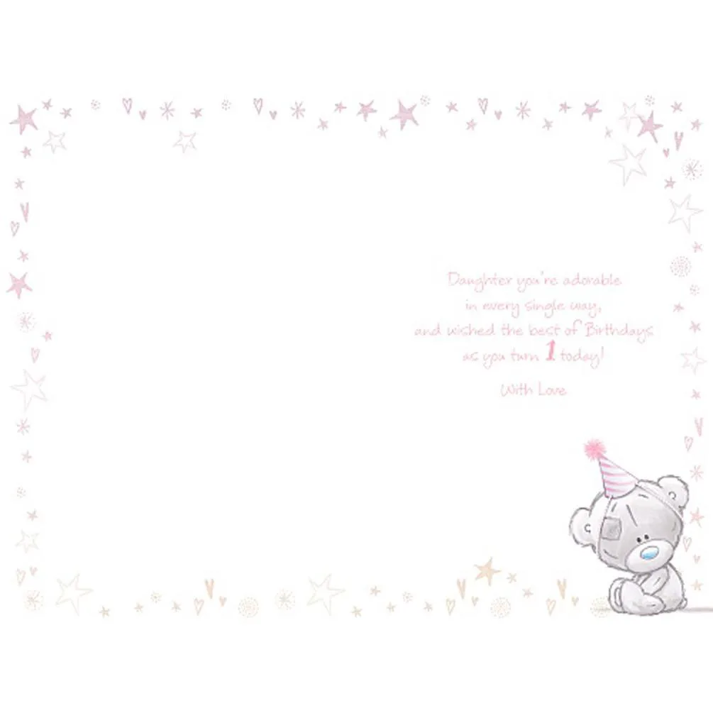 Daughter's 1st Tiny Tatty Teddy Me to You Bear Birthday Card Extra Image 1