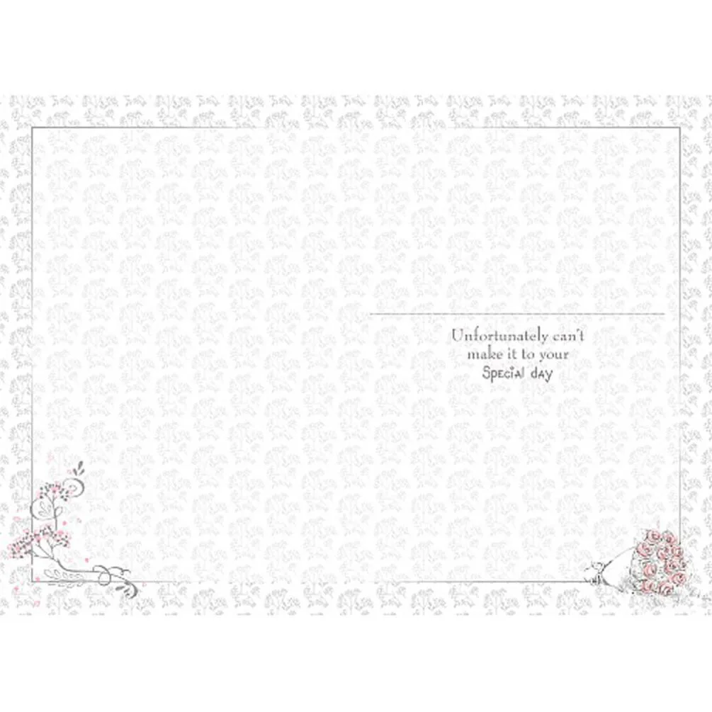 Wedding Regret Me To You Bear Wedding Day Card Extra Image 1