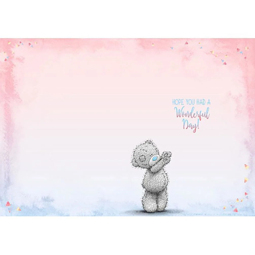 Belated Birthday Me To You Bear Birthday Card Extra Image 1