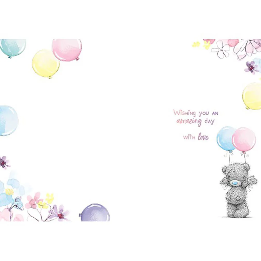 It's Your Birthday Balloons Me to You Bear Birthday Card Extra Image 1