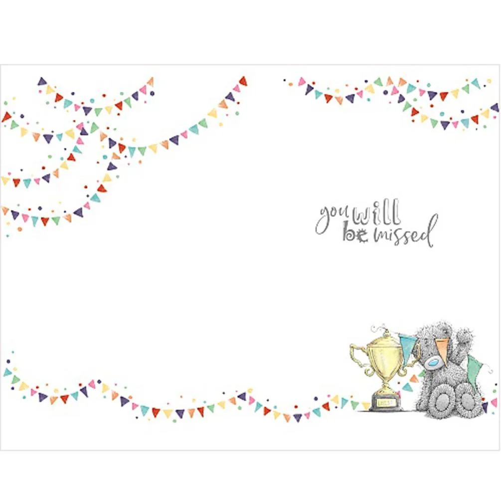 Thank You Best Teacher Me to You Bear Card Extra Image 1