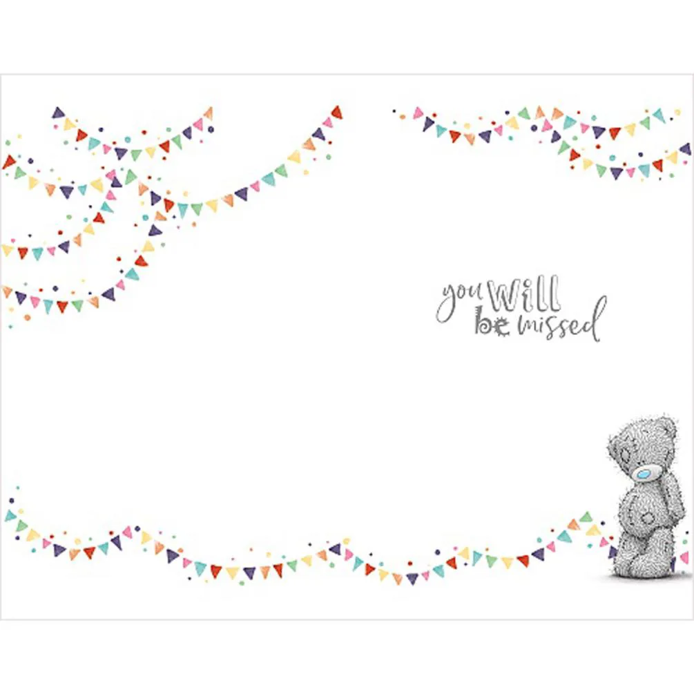Miss You Already Leaving Me to You Bear Card Extra Image 1
