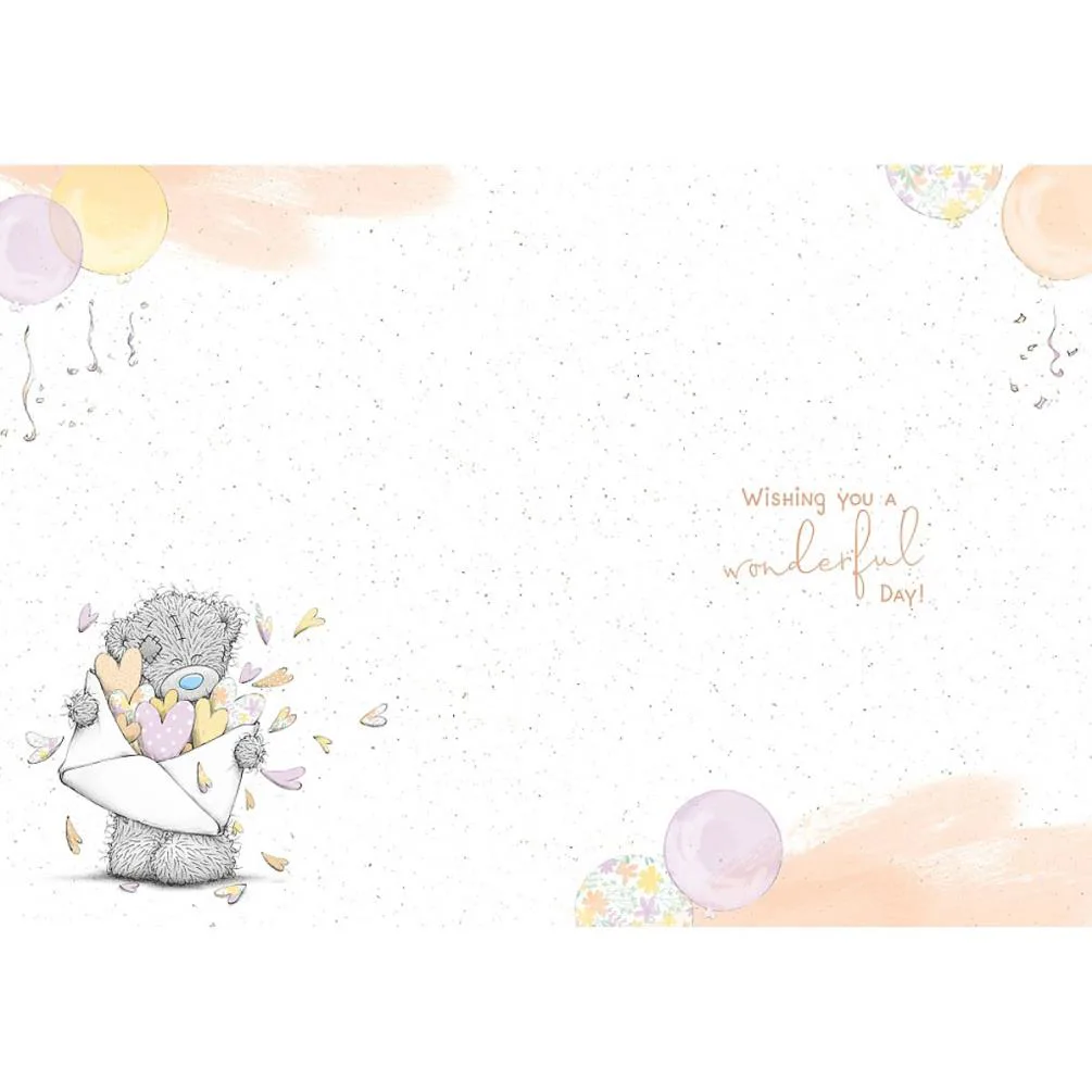 Birthday Wishes With Love Me to You Bear Birthday Card Extra Image 1