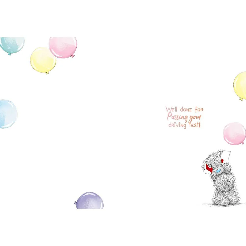 Driving Test Congratulations Me to You Bear Card Extra Image 1