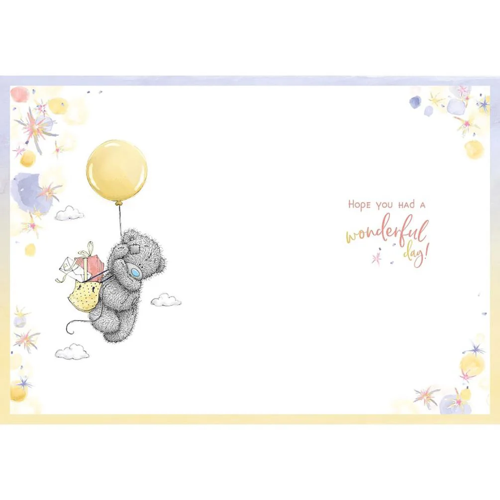 Belated Birthday Me to You Bear Birthday Card Extra Image 1