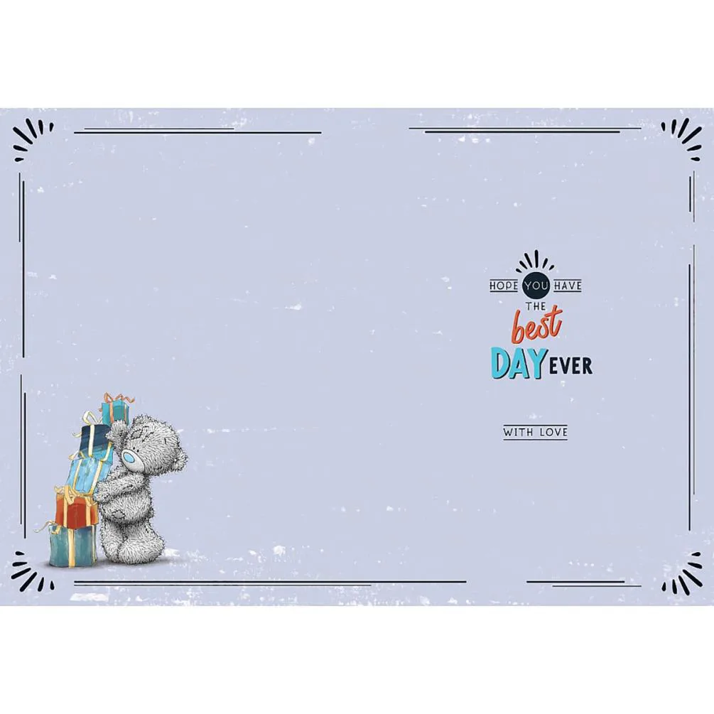 The Best Uncle Me to You Bear Birthday Card Extra Image 1