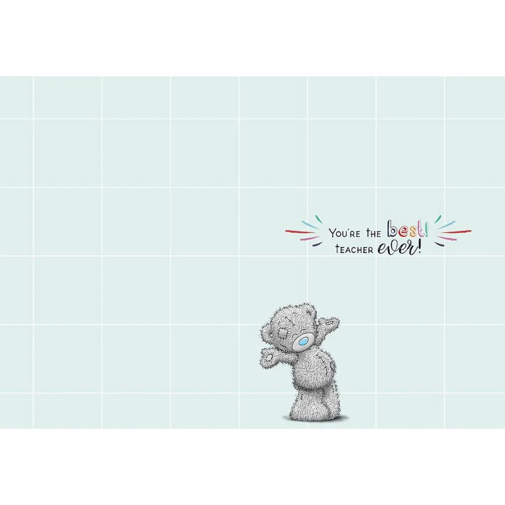Best Teacher Me to You Bear Thank You Card Extra Image 1