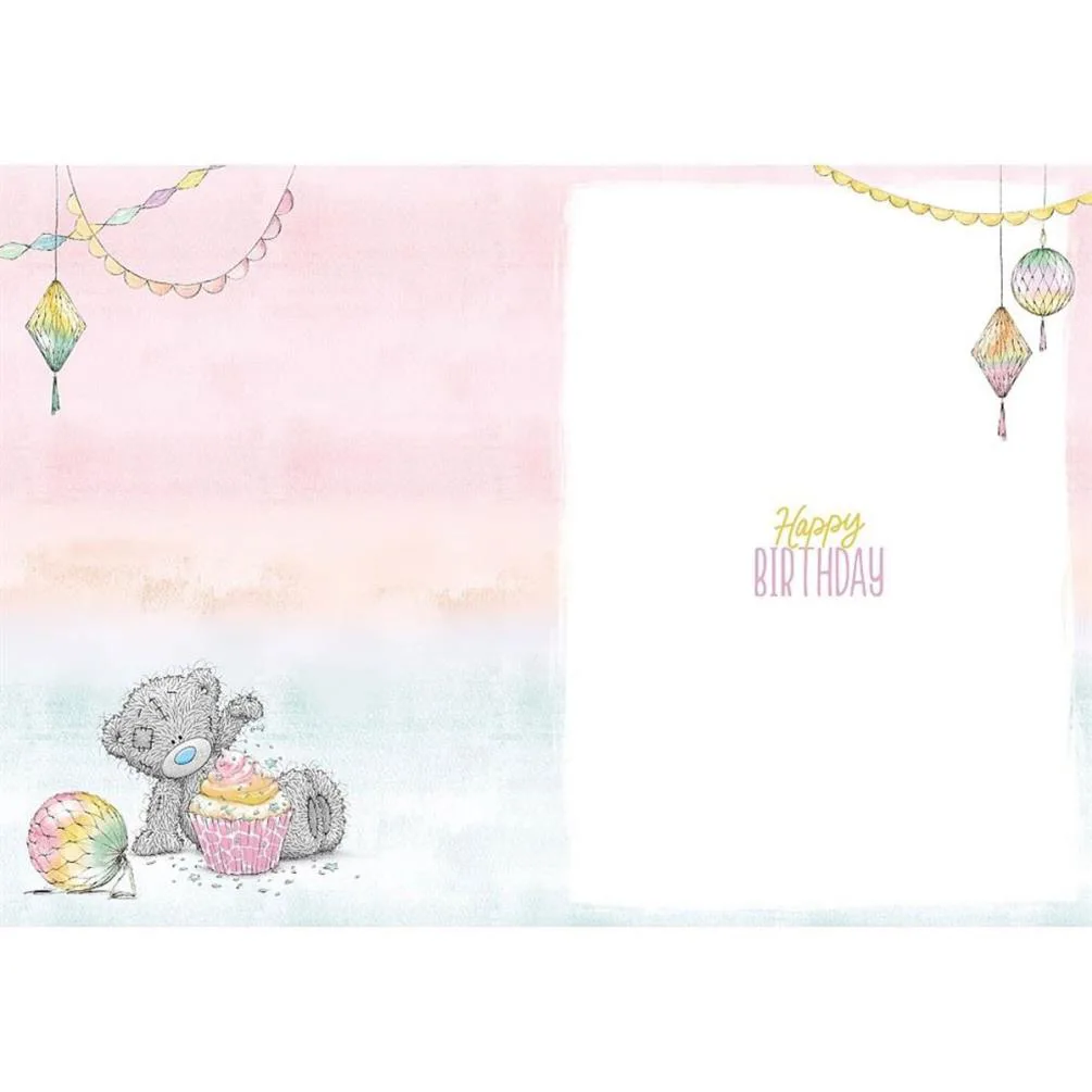 30th Bear Holding Cup Cake Me to You Birthday Card Extra Image 1