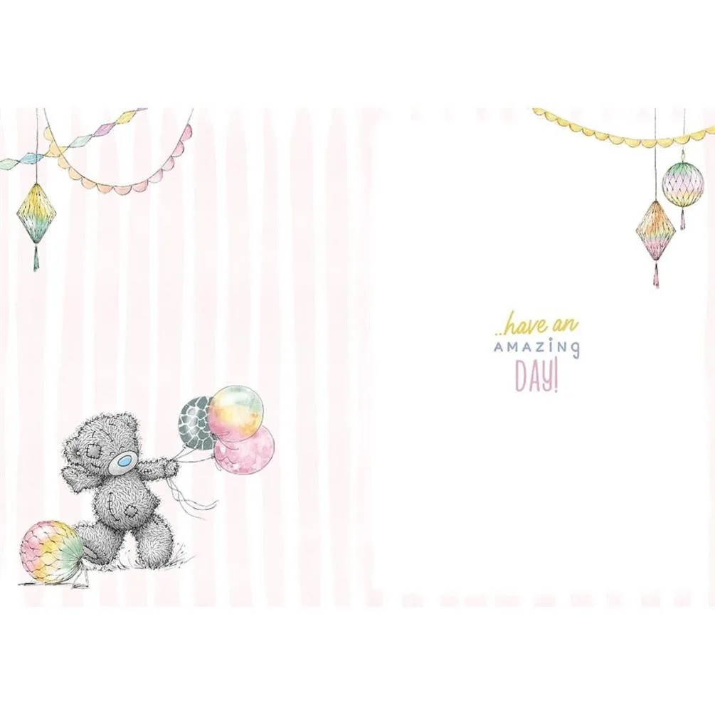 50th Birthday Bear With Balloons Me to You Bear Birthday Card Extra Image 1