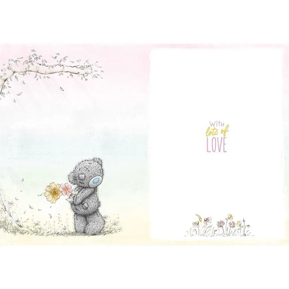 Bear Peaking Through Bouquet Me to You Bear Get Well Soon Card Extra Image 1