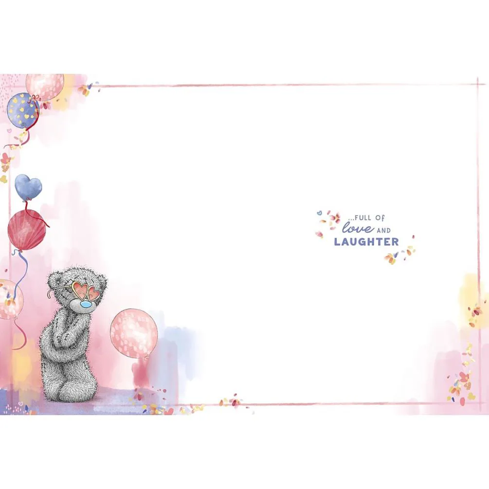 Sister Me to You Bear Birthday Card Extra Image 1