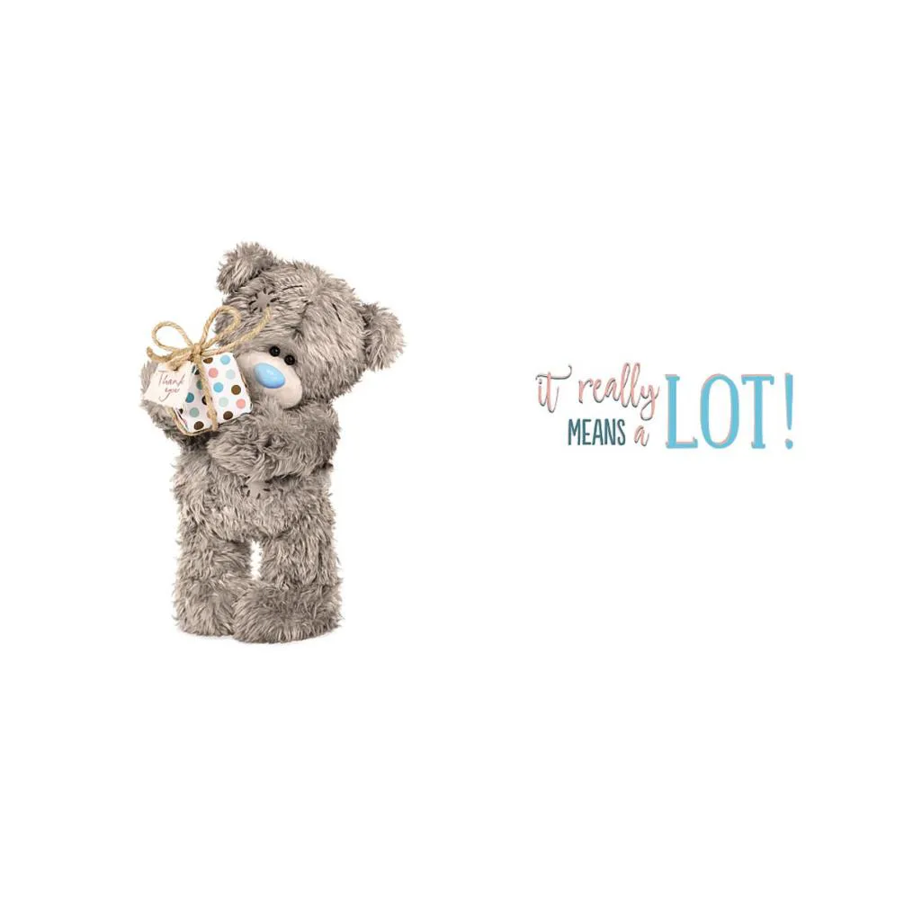 Thank You For All Your Help Me to You Bear Card Extra Image 1