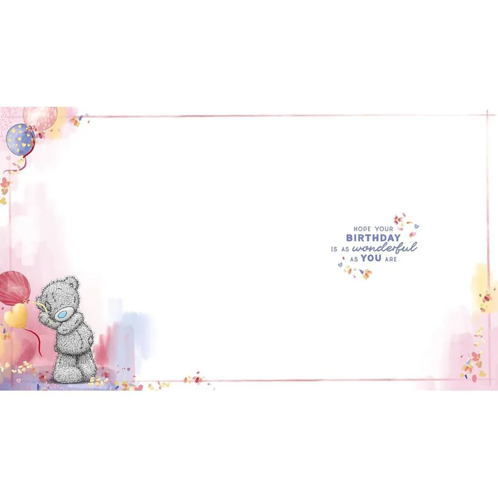Big Birthday Balloons Me to You Bear Birthday Card Extra Image 1