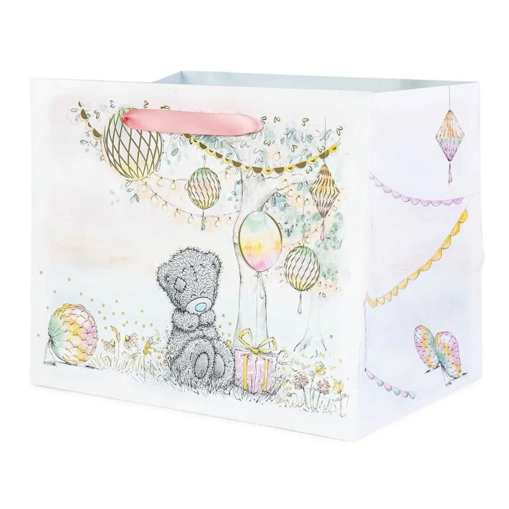 Bear with Present & Balloons Me to You Bear Medium Gift Bag Extra Image 1