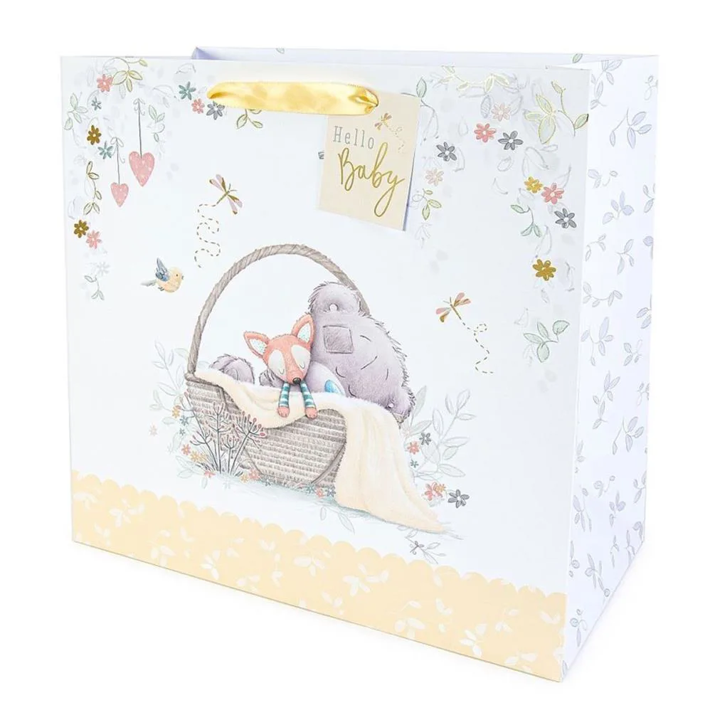Hello Baby Me to You Bear Large New Baby Gift Bag Extra Image 1