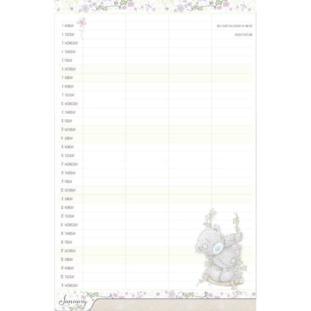 2018 Me to You Classic Household Planner Extra Image 2