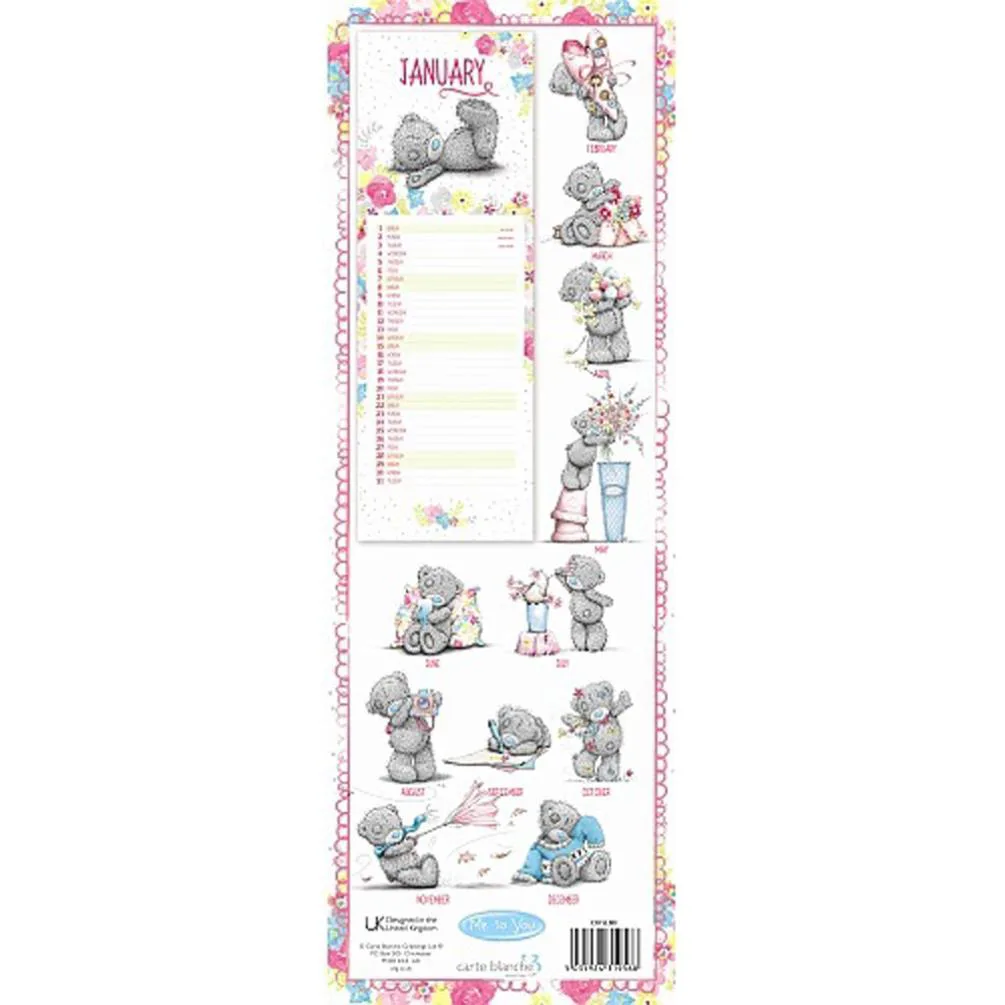 2017 Me to You Bear Classic Slim Calendar Extra Image 1