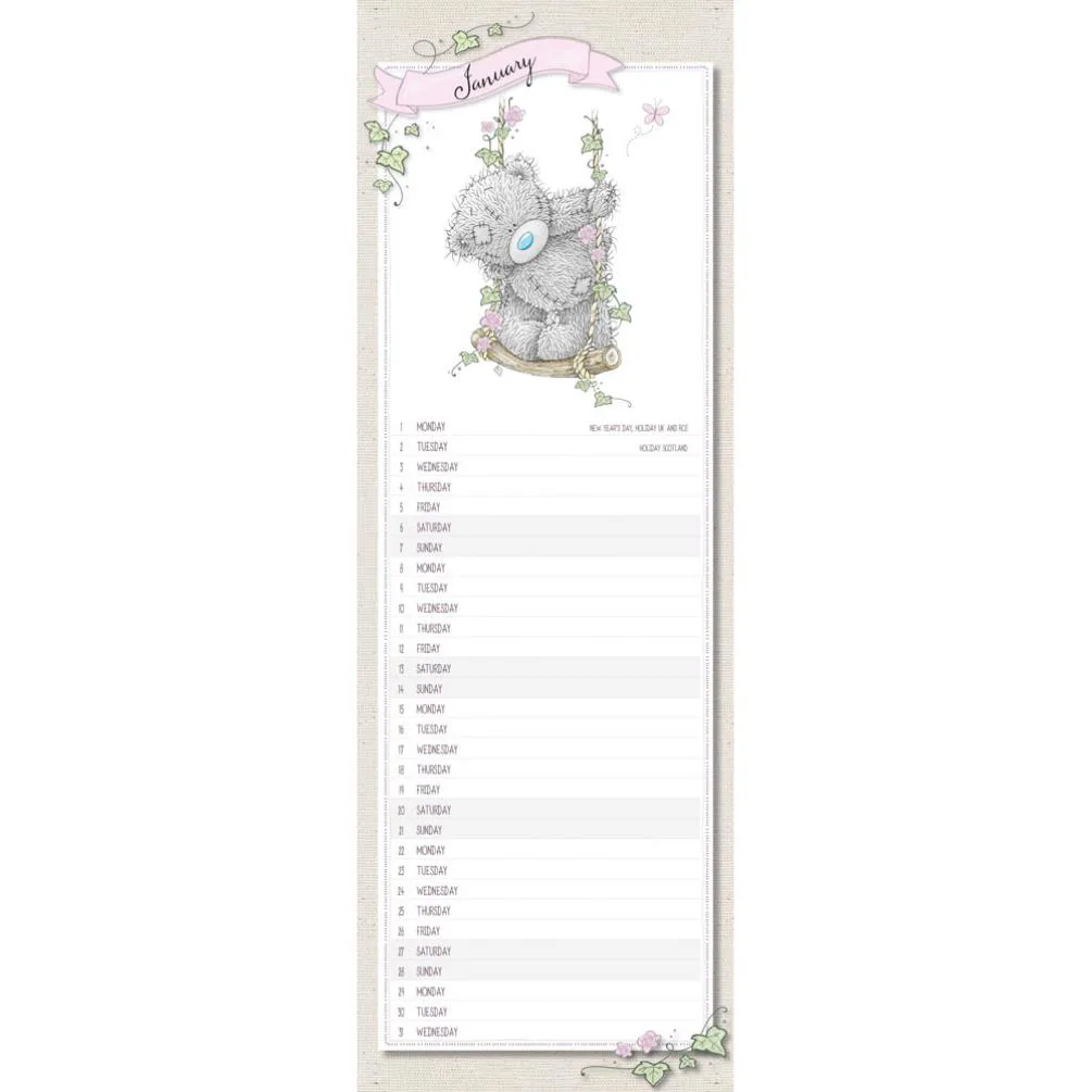 2018 Me to You Classic Slim Calendar Extra Image 2