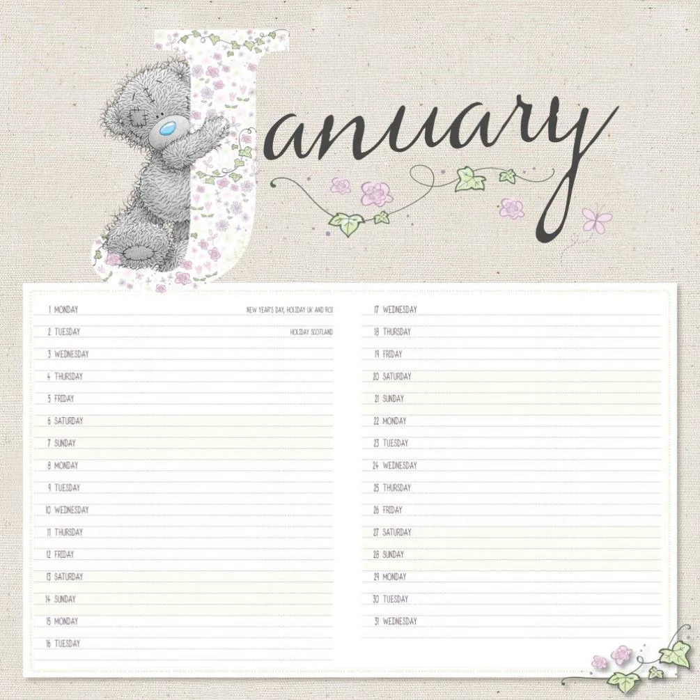 2018 Me to You Classic Square Calendar Extra Image 2
