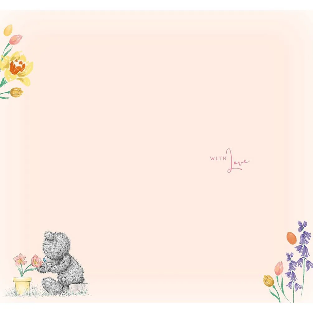 Easter Wishes Me to You Bear Easter Card Extra Image 1
