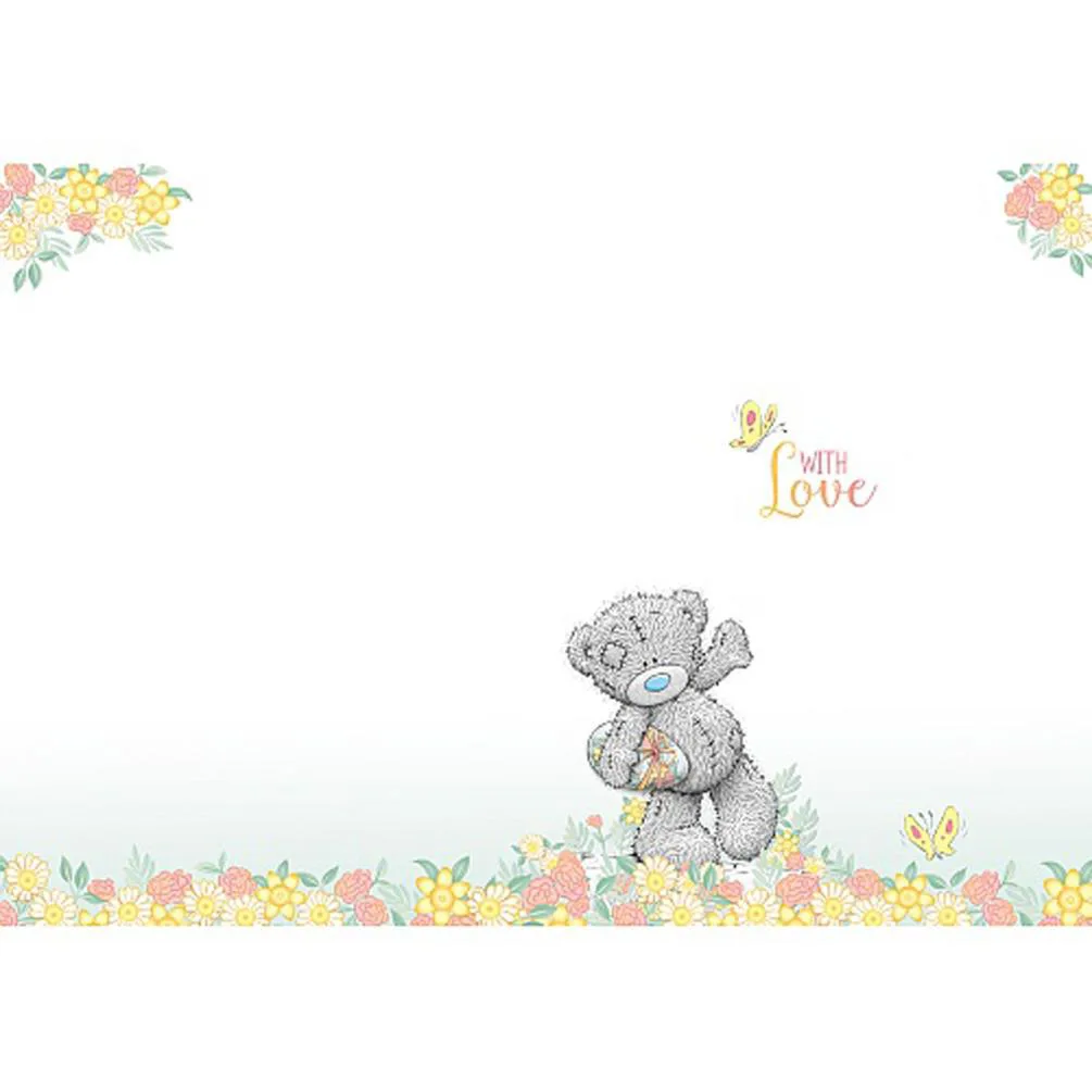 Happy Easter Tatty Teddy On Egg Me to You Bear Easter Card Extra Image 1