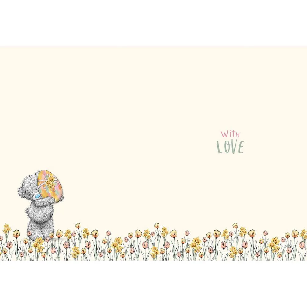 Balancing Egg Me to You Bear Easter Card Extra Image 1