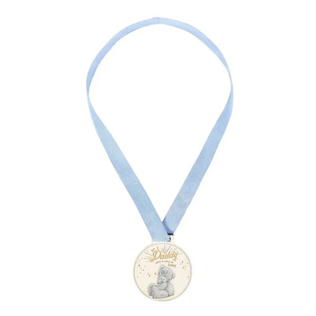 Daddy Me to You Bear Keepsake Wooden Medal Extra Image 1